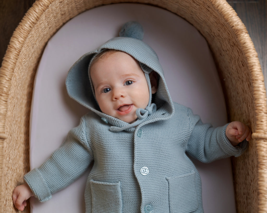 Sky Blue Knit Sweater