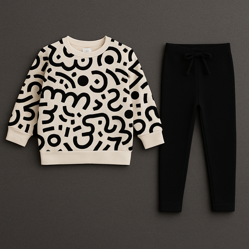 Playset Black Abstract