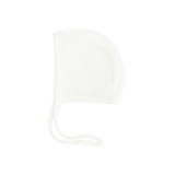 Pear Motif Bonnet White