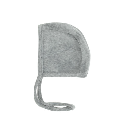Pear Motif Bonnet Grey
