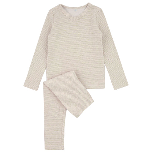 Brushed Ribbed Pj Mauve