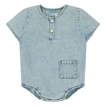 Load image into Gallery viewer, Denim Pocket Romper