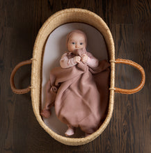 Load image into Gallery viewer, Mauve Knit Stroller Blanket