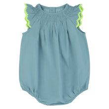 Load image into Gallery viewer, Eyelet Smocked Romper