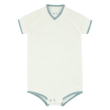 Load image into Gallery viewer, Vneck Knit Boys Romper