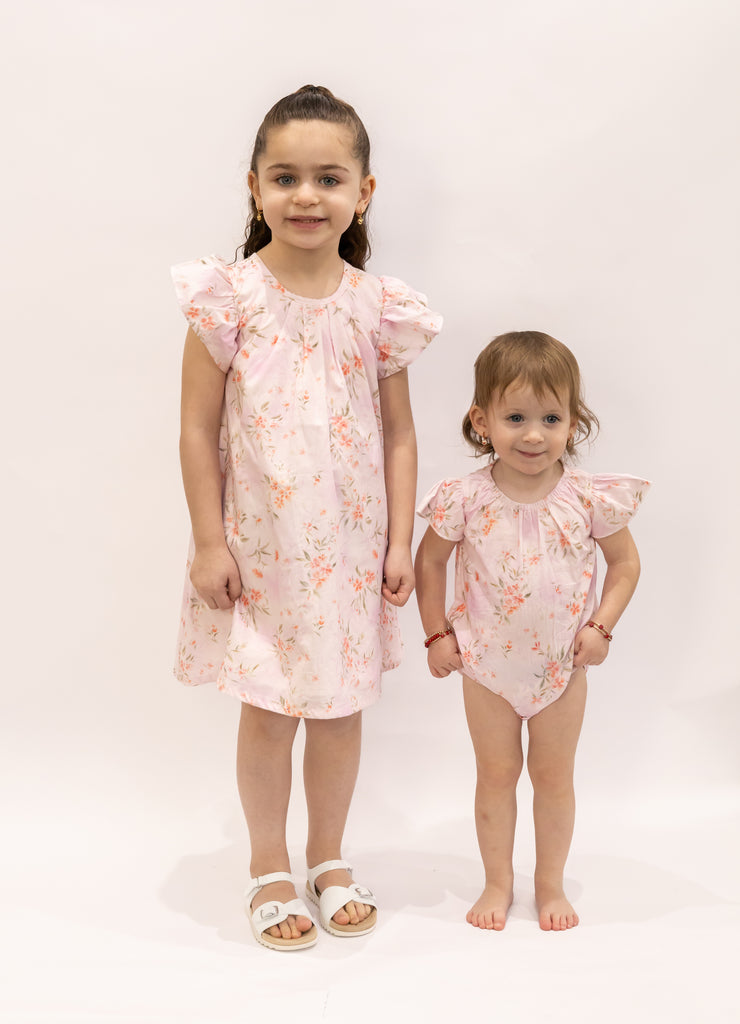 Flutter Sleeve Dress