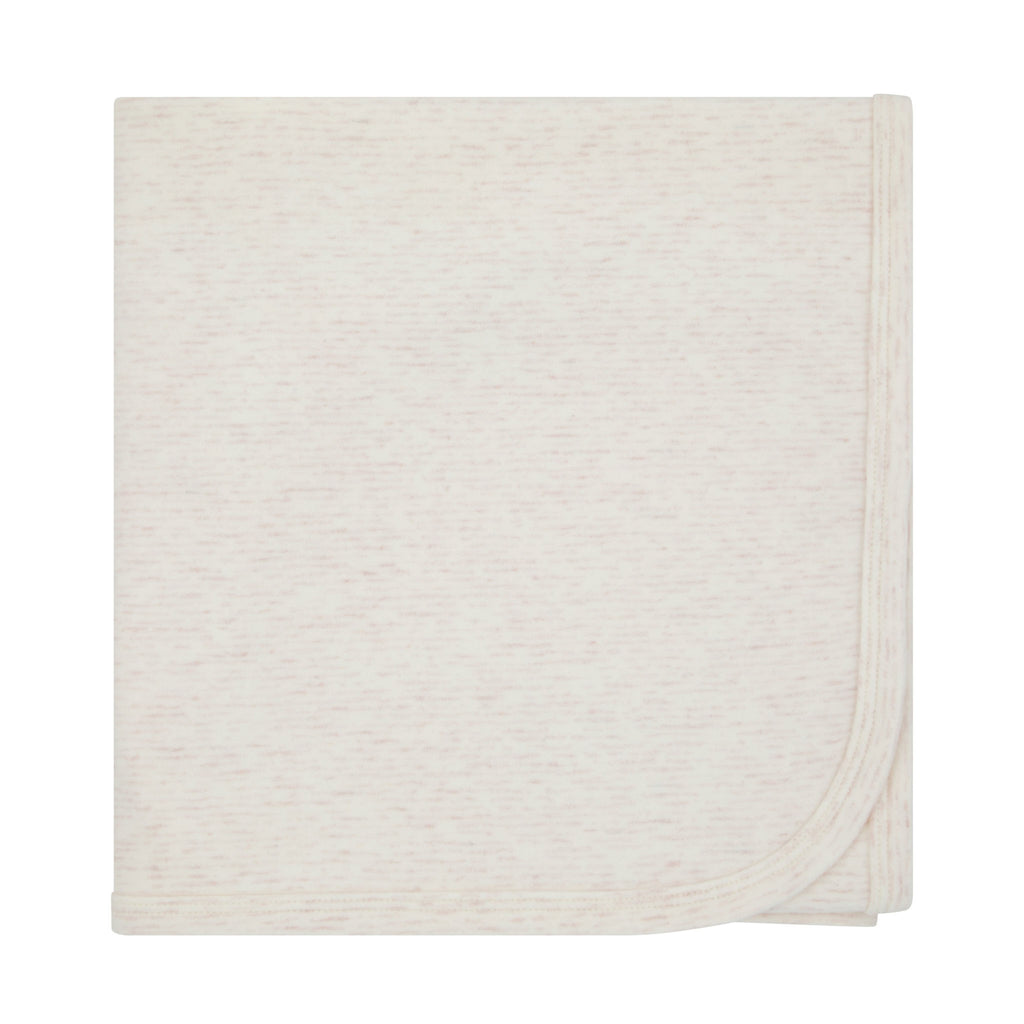 Brushed Ribbed Blanket Mauve