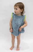 Load image into Gallery viewer, Eyelet Smocked Romper