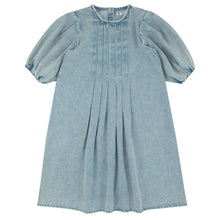 Load image into Gallery viewer, Front Pleat Denim Dress