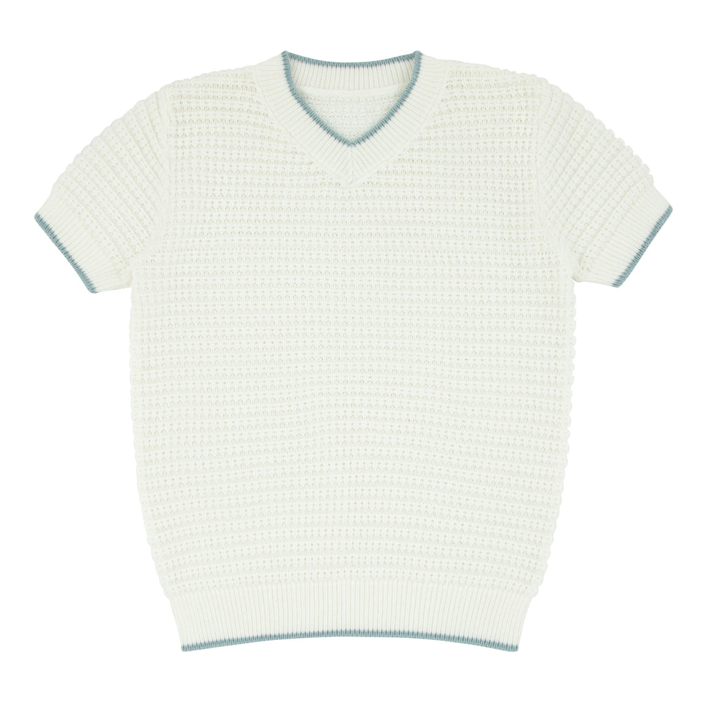 Vneck Knit Boys Sweater