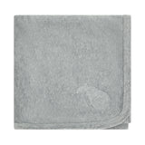 Pear Motif Blanket Grey