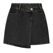 Load image into Gallery viewer, Denim Wrap Skirt
