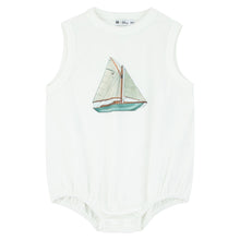 Load image into Gallery viewer, Printed Romper Sailboat