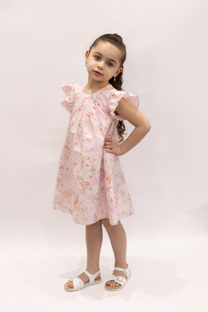 Flutter Sleeve Dress