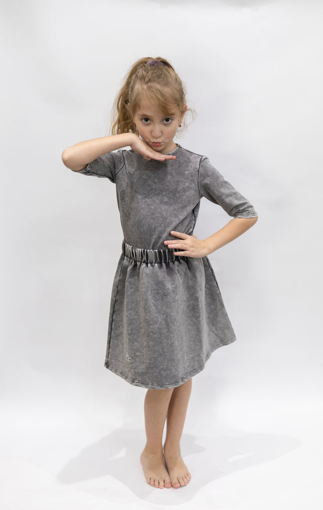 Acid Wash Patch  Girls Set