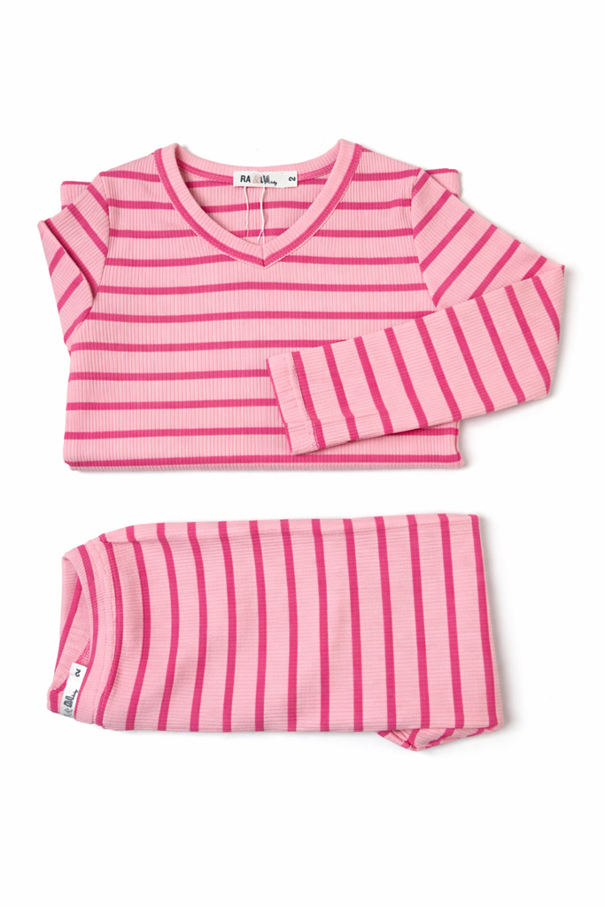 Ribbed Striped Pj