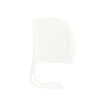 Load image into Gallery viewer, Bird Motif Bonnet White