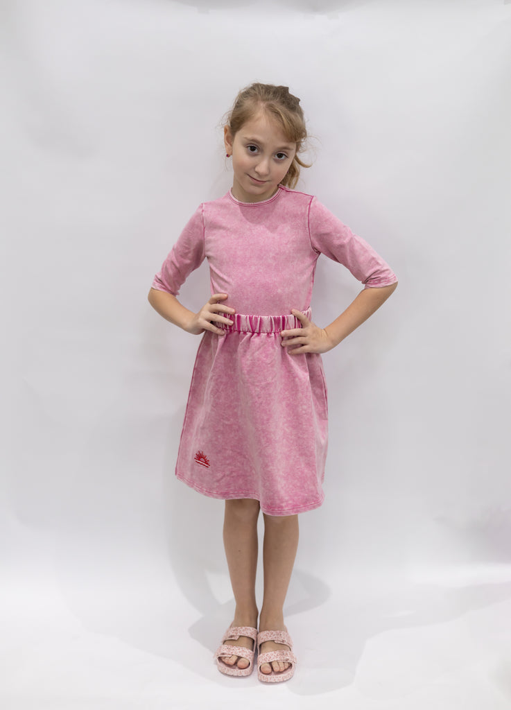 Acid Wash Patch  Girls Set