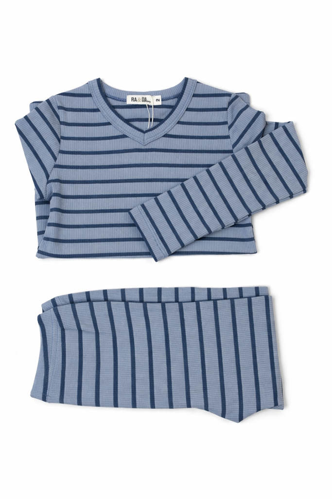 Ribbed Striped Pj