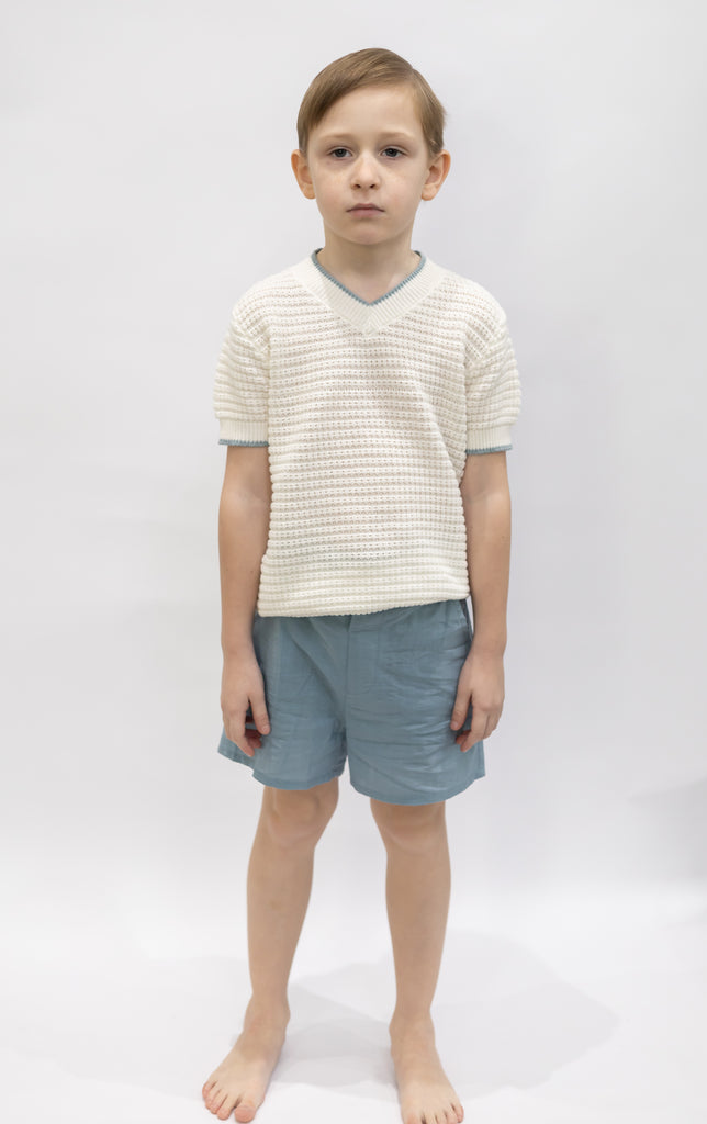 Vneck Knit Boys Sweater