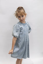 Load image into Gallery viewer, Front Pleat Denim Dress