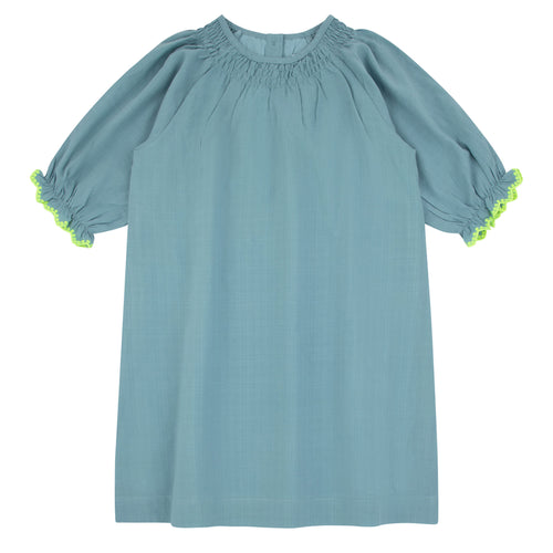 Eyelet Smocked Dress