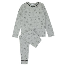 Load image into Gallery viewer, Modal Bear Print PJ Grey