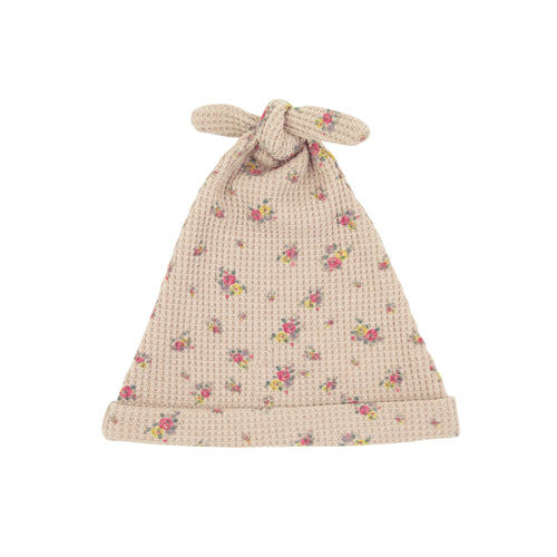 Mock Wrap Waffle Hat Ivory