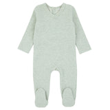 Brushed Ribbed Footie Sage