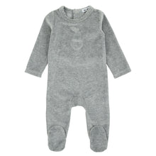 Load image into Gallery viewer, Pear Motif Footie Grey