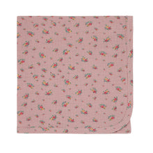 Load image into Gallery viewer, Mock Wrap Waffle Blanket Pink