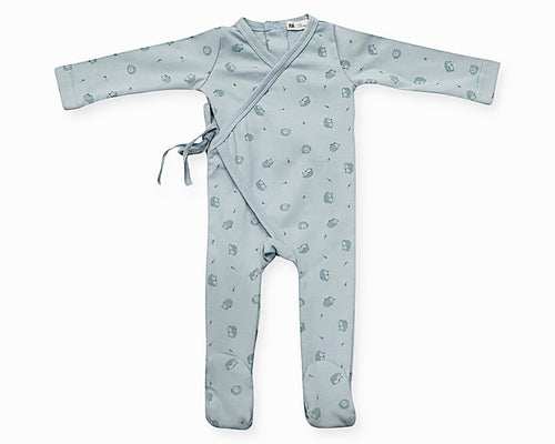 Porcupine Print Footie