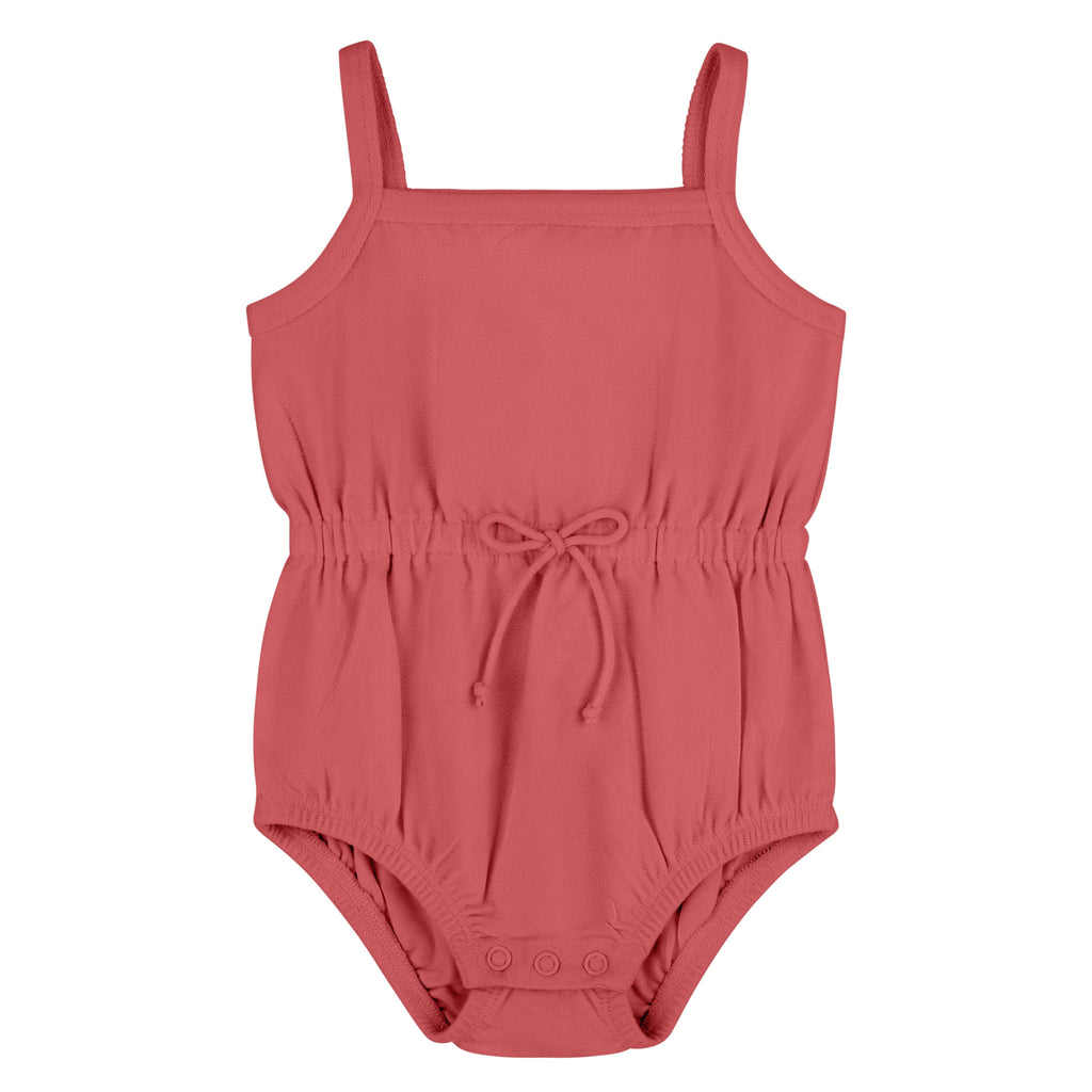 Waisted Terry Romper