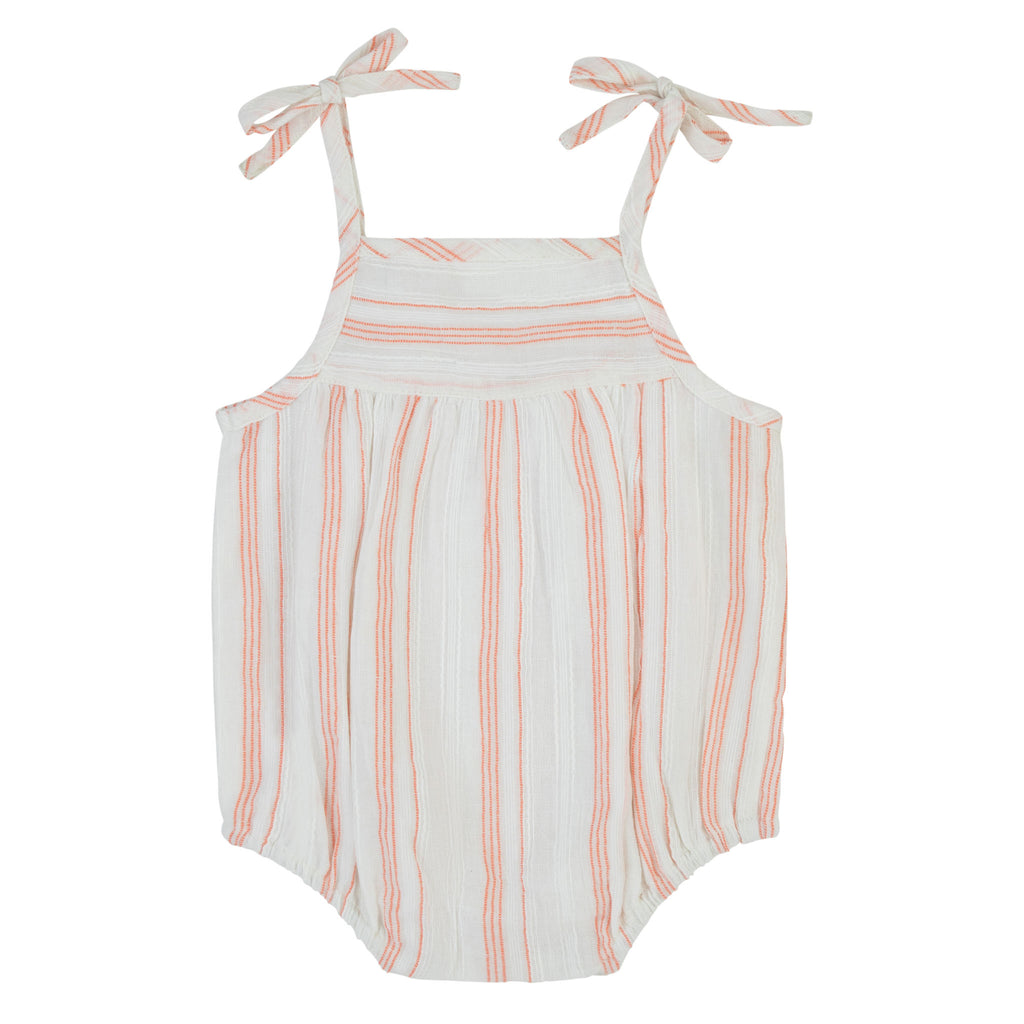 Striped Tie Romper