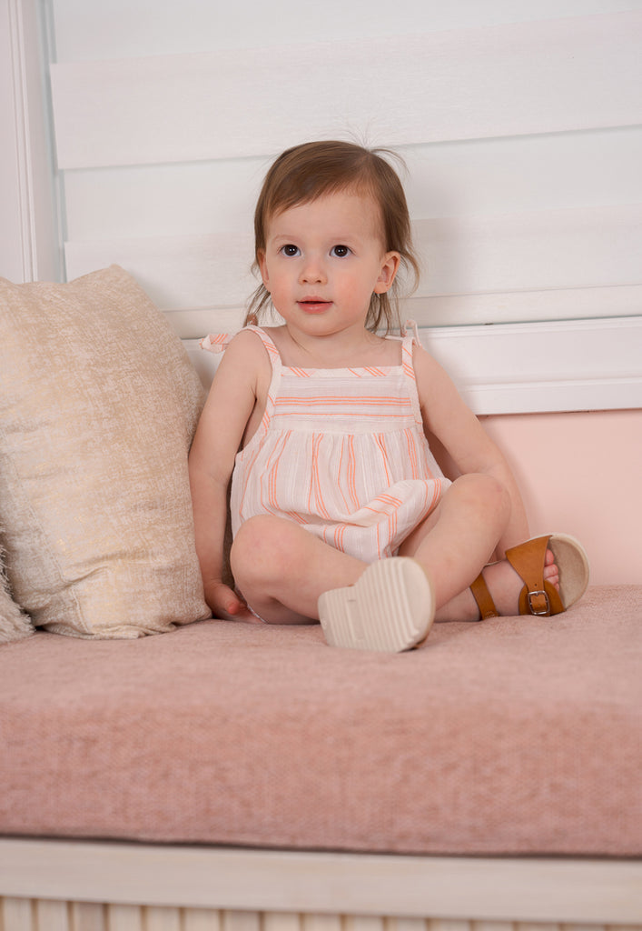 Striped Tie Romper