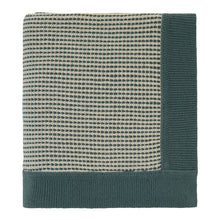 Load image into Gallery viewer, GRID KNIT STROLLER BLANKET - PINE