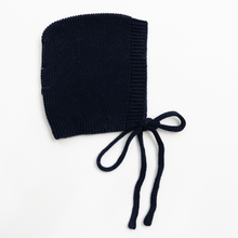 Load image into Gallery viewer, True Navy Knit Bonnet